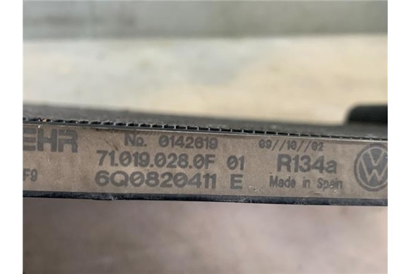 Recambio de radiador aire acondicionado para seat ibiza (6l1) 1.4 16v referencia OEM IAM 6Q0820411E  