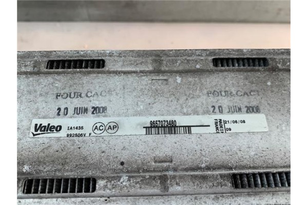 Recambio de intercooler para citroen c5 berlina 2.0 audace referencia OEM IAM 992506V 9657073480 