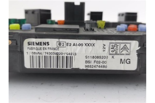 Recambio de bsi para citroen c2 1.4 hdi referencia OEM IAM 9652474480  