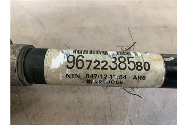 Recambio de palier delantero izquierdo para citroen c3 1.4 attraction referencia OEM IAM 9672238580  