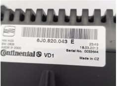 Recambio de mandos climatizador para seat ibiza berlina (6j5) 1.6 tdi referencia OEM IAM 6J0820043E  