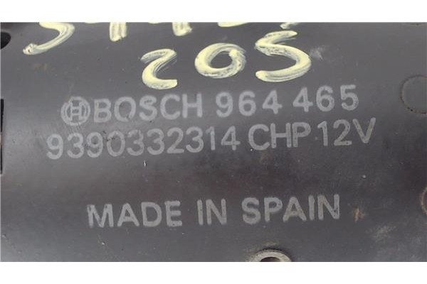 Recambio de motor limpiaparabrisas delantero para peugeot 205 mito 1.1 referencia OEM IAM 9390332314  