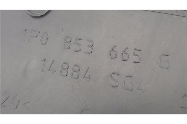 Recambio de rejilla paragolpes delantero izquierda para seat leon (1p1) 1.9 tdi referencia OEM IAM 1P0853665G 14884SG4 