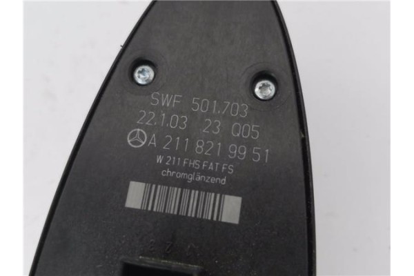 Recambio de mando elevalunas delantero izquierdo para mercedes-benz clase e (bm 211) berlina 3.2 e 320 (211.065) referencia OEM 