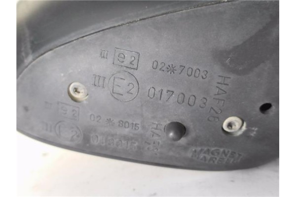 Recambio de retrovisor electrico derecho para peugeot 206 1.4 hdi eco 70 referencia OEM IAM 6475000 E2017003 