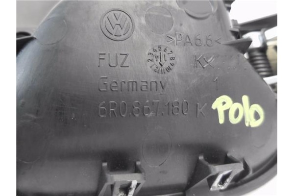 Recambio de manilla int. puerta delantero derecha para volkswagen polo v (6c1) 1.2 advance bmt referencia OEM IAM 6R0867180K  
