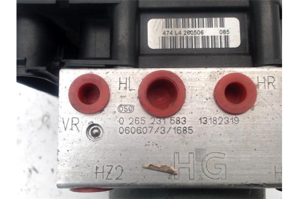 Recambio de nucleo abs para opel corsa c 1.2 twinport referencia OEM IAM 530175 265231583 