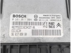 Recambio de centralita para citroen c3 1.6 16v hdi referencia OEM IAM 1939CK 281011804 