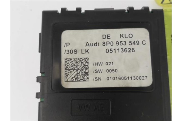 Recambio de modulo electronico para audi a3 sportback (8pa) 2.0 tdi ambiente referencia OEM IAM 8P0953549F  