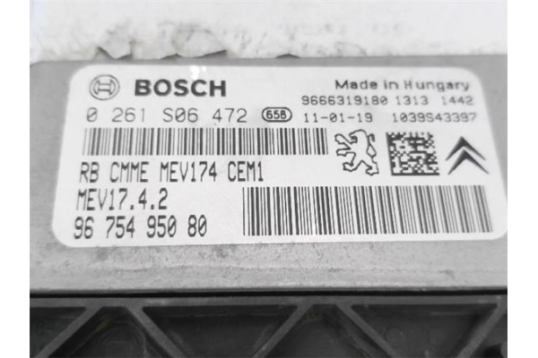 Recambio de centralita para citroen c4 berlina 1.6 exclusive referencia OEM IAM 9675495080  