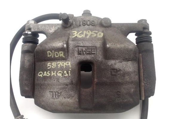 Recambio de pinza freno delantero derecha para nissan qashqai (j10) 1.6 360 referencia OEM IAM 41001JD00A  