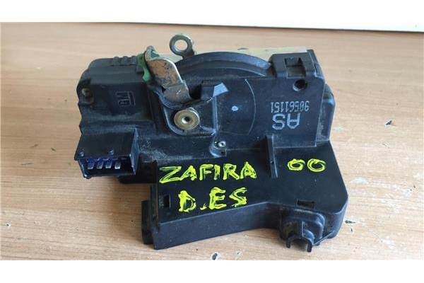Recambio de cierre electromagnetico delantero izquierdo para opel zafira a (1999) 1.6 elegance [1,6 ltr. - 74 kw 16v] referencia