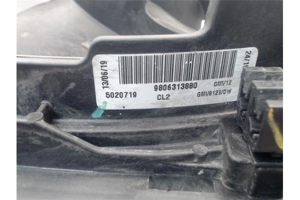 Recambio de electroventilador para peugeot 3008 1.5 gt line referencia OEM IAM 9836058380  