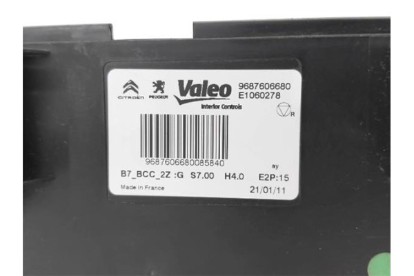 Recambio de modulo electronico para citroen c4 berlina 1.6 exclusive referencia OEM IAM 9687606680 E1060278 