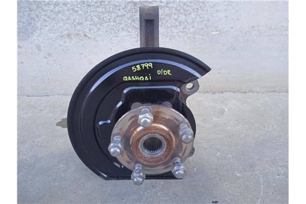 Recambio de mangueta delantero derecha para nissan qashqai (j10) 1.6 360 referencia OEM IAM 40014JD040  