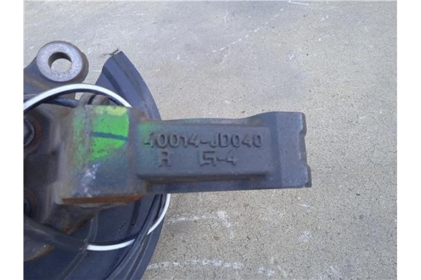Recambio de mangueta delantero derecha para nissan qashqai (j10) 1.6 360 referencia OEM IAM 40014JD040  