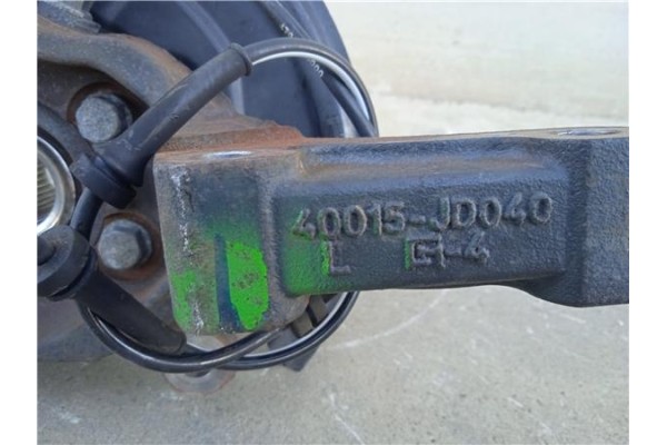 Recambio de mangueta delantero izquierda para nissan qashqai (j10) 1.6 360 referencia OEM IAM 40015JD040  