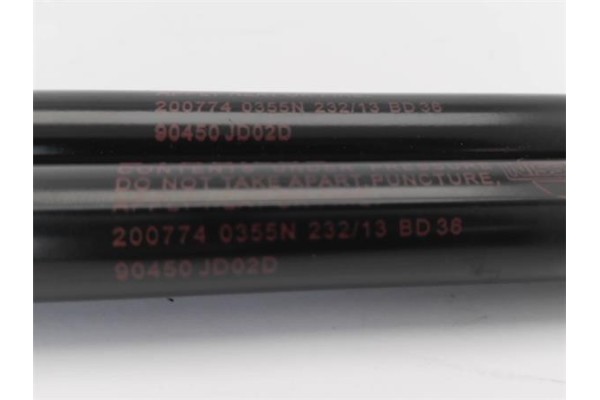 Recambio de amortiguador porton para nissan qashqai (j10) 1.6 360 referencia OEM IAM 90450JD02D 2007740355N23213BD36 