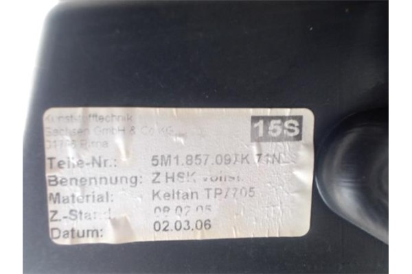 Recambio de guantera salpicadero para volkswagen golf v plus (5m1) 2.0 tdi 16v referencia OEM IAM 5M1857101F 5M1857114D 