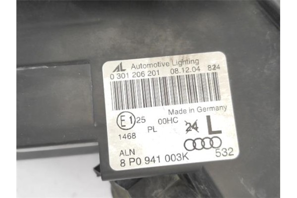 Recambio de faro delantero izquierdo para audi a3 sportback (8pa) 1.9 tdi ambiente referencia OEM IAM 8P0941003k 8P0941003K 
