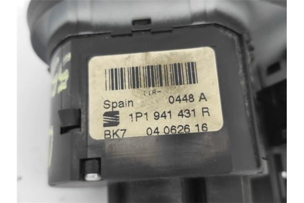 Recambio de mando de luces para seat leon (1p1) 2.0 fr referencia OEM IAM 1P1941431BP1MM 1P1941431B 