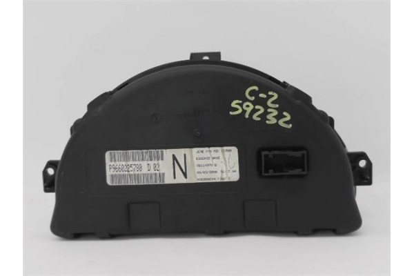 Recambio de cuadro instrumentos para citroen c2 1.1 referencia OEM IAM 6105WK P9660225780D02 