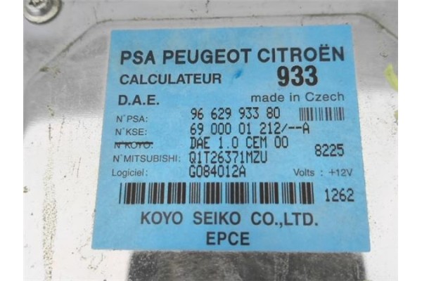 Recambio de modulo electronico para citroen c2 1.1 referencia OEM IAM 9662993380 6900001212A 