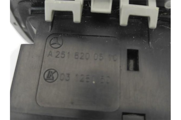 Recambio de mando elevalunas trasero derecho para mercedes-benz clase a (bm 169) 2.0 a 180 cdi (169.007) referencia OEM IAM A251