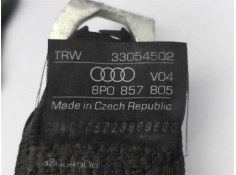 Recambio de cinturon seguridad trasero derecho para audi a3 sportback (8pa) 2.0 tdi ambiente referencia OEM IAM 8P0857805  