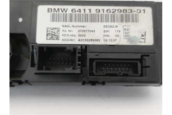 Recambio de mandos calefaccion / a.a. para bmw serie 1 berlina (e81/e87) 118d referencia OEM IAM 64119199260 A2C53289383 