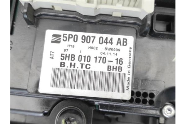 Recambio de mandos calefaccion / a.a. para seat altea xl (5p5) 1.6 tdi referencia OEM IAM 5P0907044ABAT7 5P0907044AB 