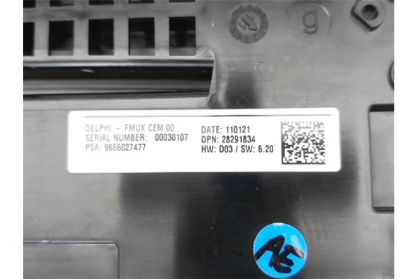 Recambio de mandos calefaccion / a.a. para citroen c4 berlina 1.6 exclusive referencia OEM IAM 6155HL 9666027477 