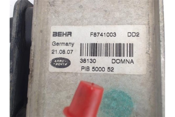 Recambio de radiador para land rover range rover sport 2.7 v6 td s referencia OEM IAM   
