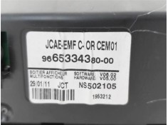 Recambio de display para citroen c4 berlina 1.6 exclusive referencia OEM IAM 6155HW 9,67E+11 