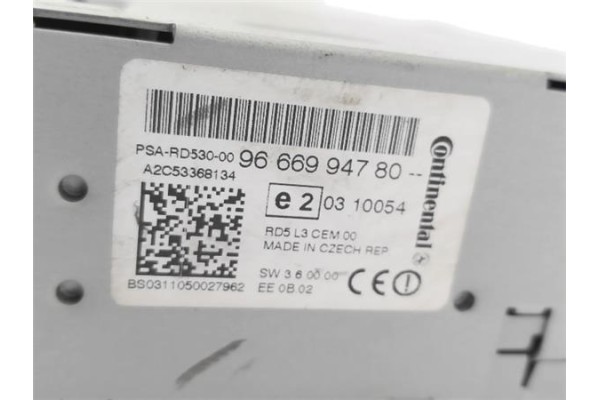 Recambio de centralita para citroen c4 berlina 1.6 exclusive referencia OEM IAM 9666994780  