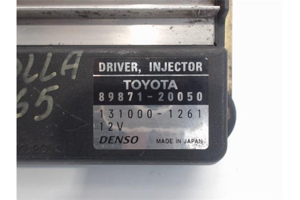Recambio de centralita para toyota corolla (e12) 2.0 d-4d referencia OEM IAM 8987120050 1310001261 
