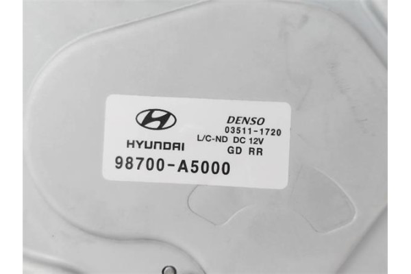 Recambio de motor limpiaparabrisas trasero para hyundai i30 (fd) 1.6 crdi referencia OEM IAM 98700a5000 035111720 