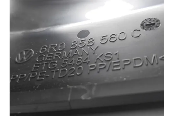 Recambio de embellecedor columna direccion para volkswagen polo v (6r1) 1.4 advance referencia OEM IAM 6R0858559B  