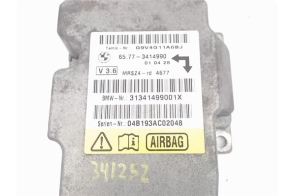 Recambio de centralita airbag para bmw serie x3 (e83) 2.5i referencia OEM IAM 65773414990  