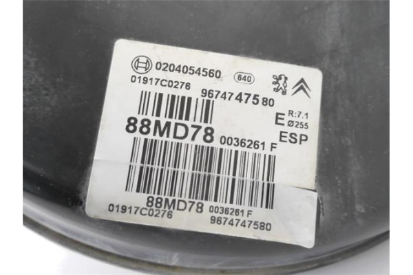 Recambio de servofreno para citroen c4 berlina 1.6 exclusive referencia OEM IAM 4535ER 88MD78 