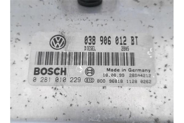 Recambio de centralita para seat toledo (1m2) 1.9 tdi referencia OEM IAM 281010229  