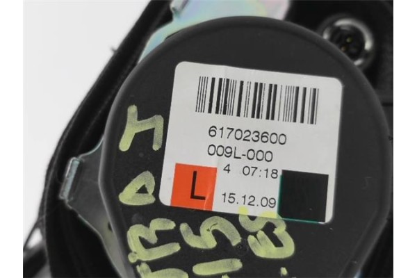 Recambio de cinturon seguridad delantero izquierdo para opel astra j 1.7 cdti referencia OEM IAM 197918 617023600 