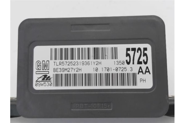Recambio de centralita para opel astra j 1.7 cdti referencia OEM IAM 1238839 BE39M27Y2H 