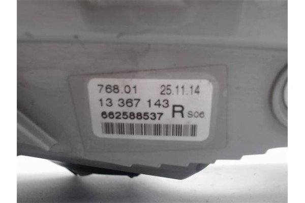 Recambio de rejilla paragolpes delantero derecha para opel astra j berlina 5p 1.6 excellence referencia OEM IAM 662588537  