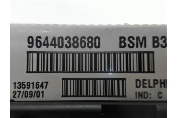 Recambio de caja fusibles/rele para citroen c3 1.4 hdi referencia OEM IAM 9644038680  