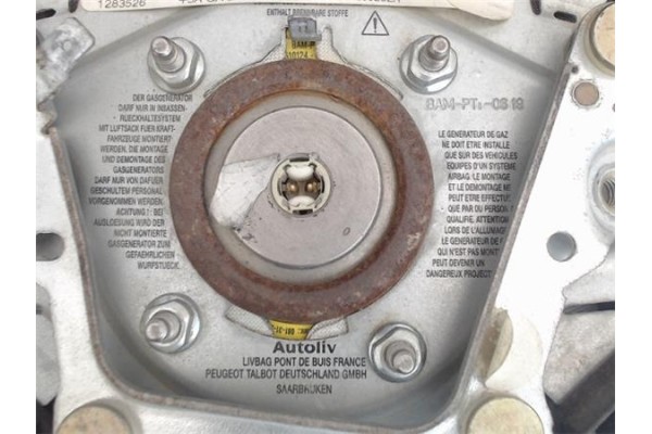 Recambio de airbag volante para peugeot 206 referencia OEM IAM 96425026ZR  