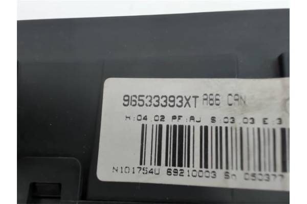 Recambio de mandos climatizador para citroen c3 1.6 16v hdi referencia OEM IAM 96533393XT  