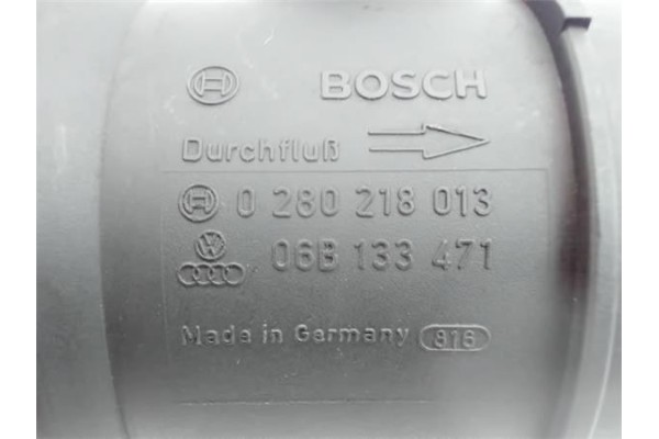 Recambio de caudalimetro para audi a4 berlina (b5) 1.8 referencia OEM IAM 06B133471 0280218013 6B133471X , AUDI | 6B133471A , AU