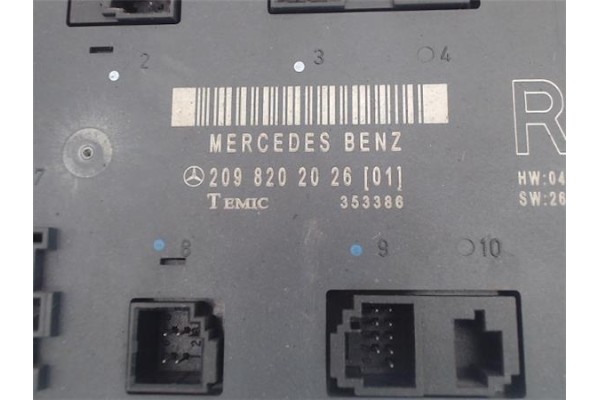 Recambio de modulo electronico para mercedes-benz clk (bm 209) coupe 2.7 270 cdi (209.316) referencia OEM IAM 2098202026  