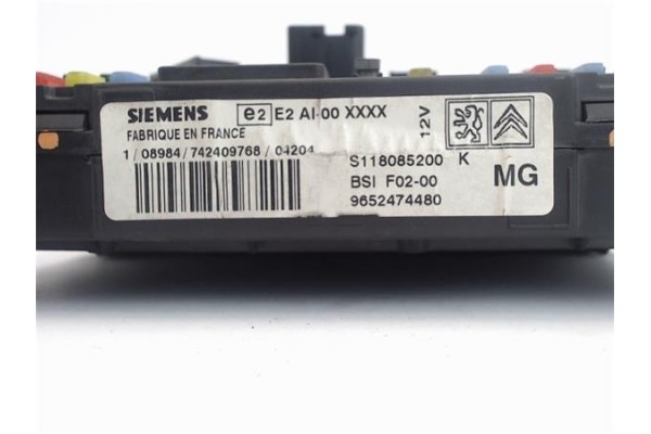 Recambio de centralita para citroen c2 1.4 hdi referencia OEM IAM 9652474480  